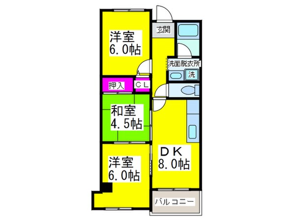 みかさビルの物件間取画像